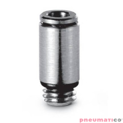 Złączka wtykowa prosta serii 6512 Micro 4 mm G1/8" CAMOZZI 6512-4-18-M