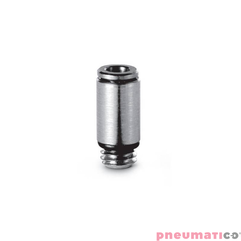 Złączka wtykowa prosta serii 6512 Micro 6 mm G1/8" CAMOZZI 6512-6-18-M Złączka wtykowa prosta serii 6512 Micro 6 mm G1/8" CAMOZZI 6512-6-18-M