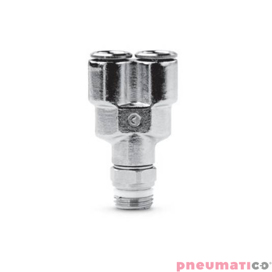 Trójnik wtykowy typu Y serii S6450 6 mm G1/8" CAMOZZI S6450-6-18 Trójnik wtykowy typu Y serii S6450 6 mm G1/8" CAMOZZI S6450-6-18