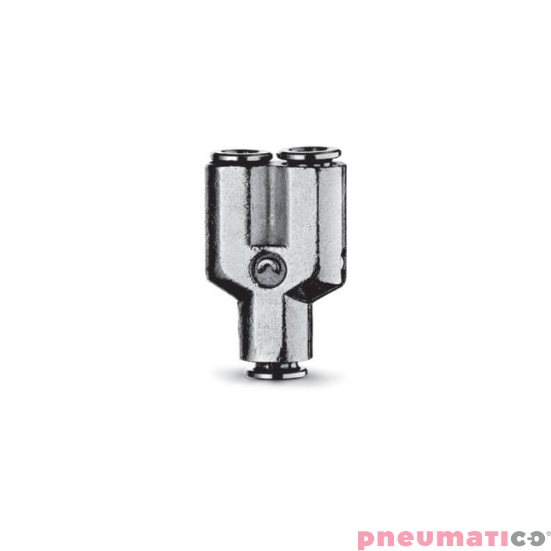 Trójnik wtykowy typu Y serii 6560 8 mm CAMOZZI 6560-8 Trójnik wtykowy typu Y serii 6560 8 mm CAMOZZI 6560-8