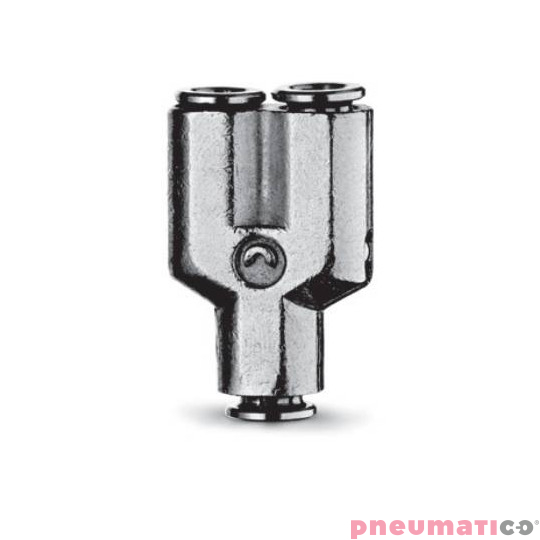 Trójnik wtykowy typu Y serii 6560 8 mm CAMOZZI 6560-8 Trójnik wtykowy typu Y serii 6560 8 mm CAMOZZI 6560-8