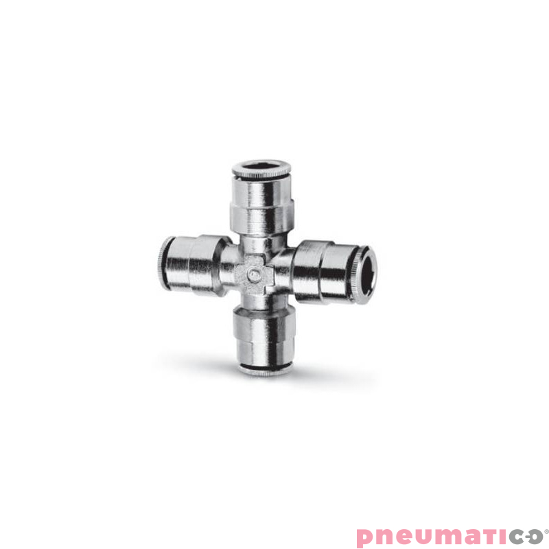 Czw&oacute;rnik wtykowy krzyżowy serii 6600 5 mm  CAMOZZI 6600-5