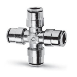 Czw&oacute;rnik wtykowy krzyżowy serii 6600 6 mm CAMOZZI 6600-6