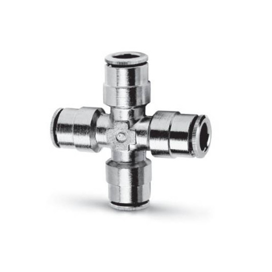 Czwórnik wtykowy krzyżowy serii 6600 6 mm CAMOZZI 6600-6 Czwórnik wtykowy krzyżowy serii 6600 6 mm CAMOZZI 6600-6