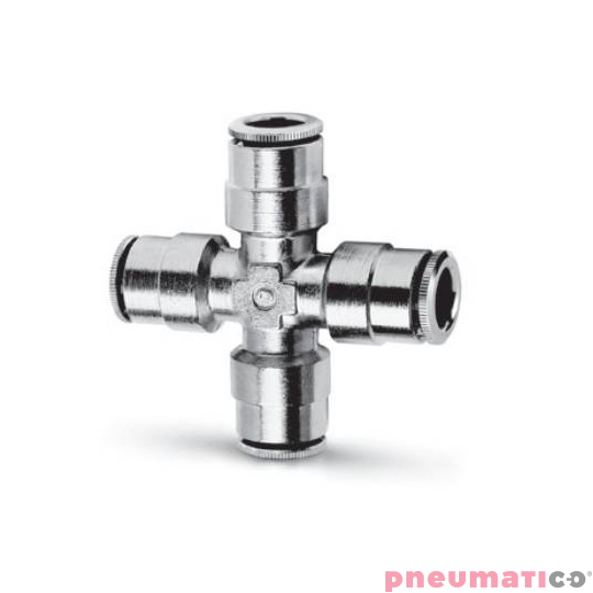 Czwórnik wtykowy krzyżowy serii 6600 8 mm CAMOZZI 6600-8 Czwórnik wtykowy krzyżowy serii 6600 8 mm CAMOZZI 6600-8