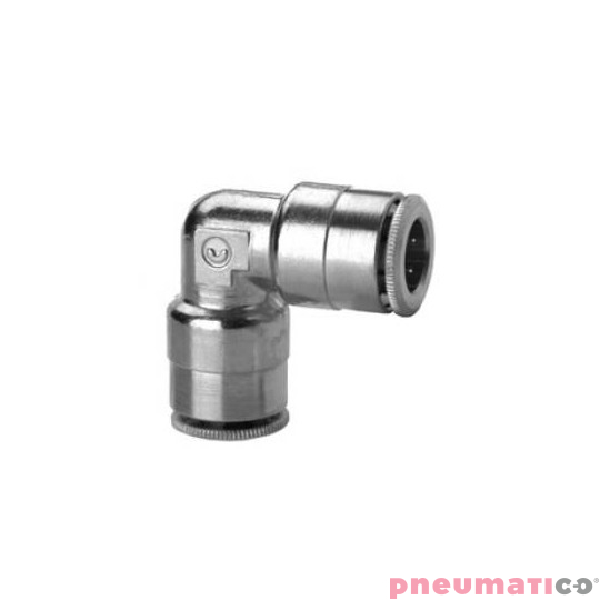 Złączka wtykowa kątowa serii 6550 6 mm CAMOZZI 6550-6 Złączka wtykowa kątowa serii 6550 6 mm CAMOZZI 6550-6