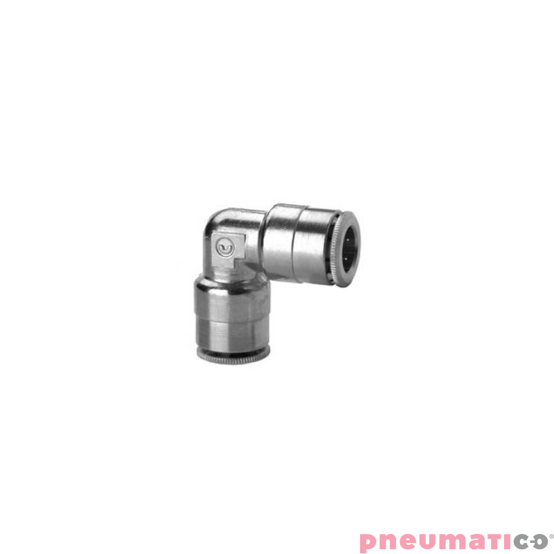 Złączka wtykowa kątowa serii 6550 8 mm CAMOZZI 6550-8 Złączka wtykowa kątowa serii 6550 8 mm CAMOZZI 6550-8