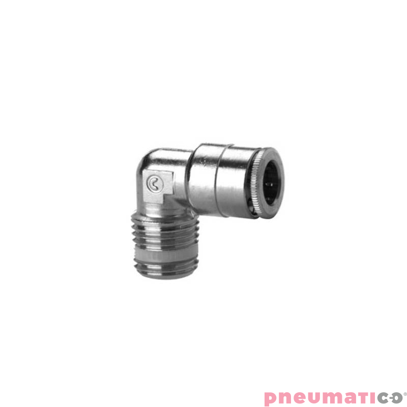 Złączka wtykowa kątowa serii S6500 4 mm R1/4" CAMOZZI S6500-4-14 Złączka wtykowa kątowa serii S6500 4 mm R1/4" CAMOZZI S6500-4-14