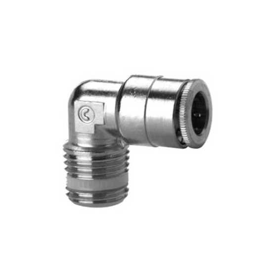 Złączka wtykowa kątowa serii S6500 8 mm R1/8" CAMOZZI S6500-8-18 Złączka wtykowa kątowa serii S6500 8 mm R1/8" CAMOZZI S6500-8-18