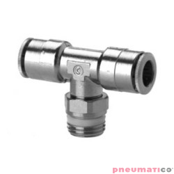 Tr&oacute;jnik wtykowy typu T serii S6430 12 mm G1/4" CAMOZZI S6430-12-14