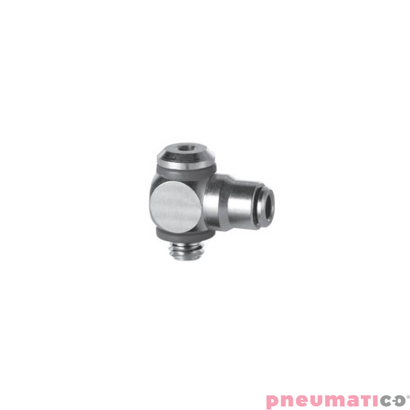 Złączka wtykowa kątowa obrotowa serii 6621 Micro 3 mm M3 CAMOZZI 6621-3-M3 Złączka wtykowa kątowa obrotowa serii 6621 Micro 3 mm M3 CAMOZZI 6621-3-M3