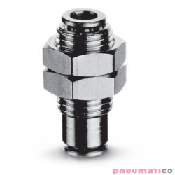 Złączka wtykowa grodziowa serii 6590 Micro 3 mm CAMOZZI 6590-3