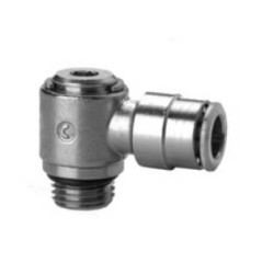 Złączka wtykowa kątowa obrotowa serii 6622 4 mm G1/8" CAMOZZI 6622-4-18