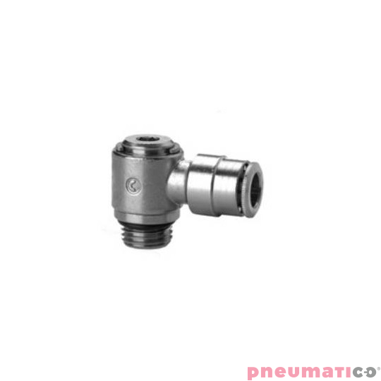 Złączka wtykowa kątowa obrotowa serii 6622 10 mm G1/4" CAMOZZI 6622-10-14