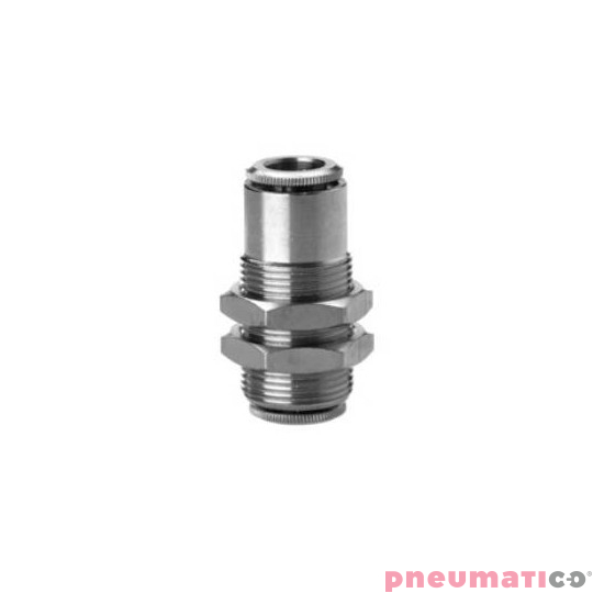 Złączka wtykowa grodziowa serii 6590 5 mm  CAMOZZI 6590-5