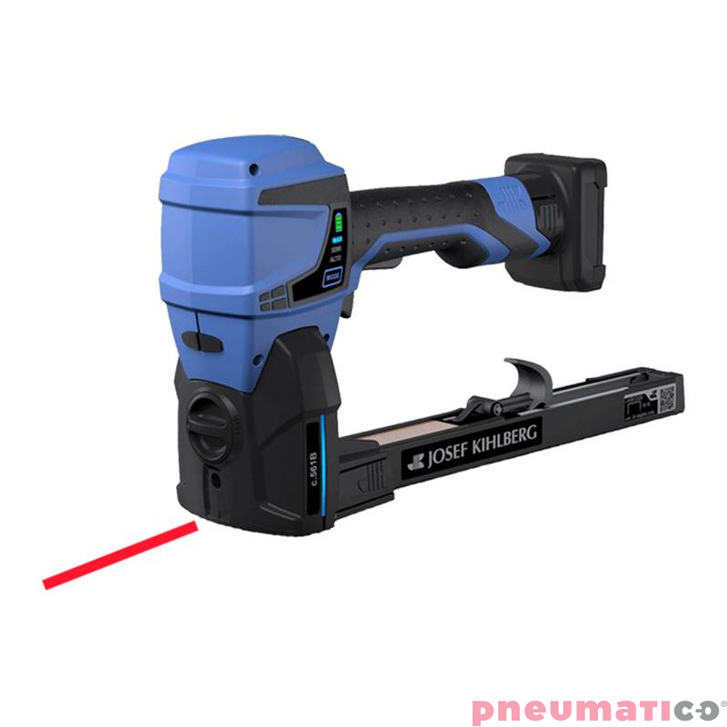 Zszywacz akumulatorowy z laserem z przodu JOSEF KIHLBERG 15/18mm a.560BFL Zszywacz akumulatorowy z laserem z przodu JOSEF KIHLBERG 15/18mm a.560BFL