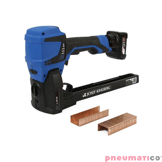 Zszywacz akumulatorowy z laserem z przodu JOSEF KIHLBERG 15/18mm a.560BFL Zszywacz akumulatorowy z laserem z przodu JOSEF KIHLBERG 15/18mm a.560BFL