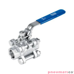 Zaw&oacute;r kulowy - dwudrogowy 3-częściowy ręczny TYP BV300 FG02 S6P