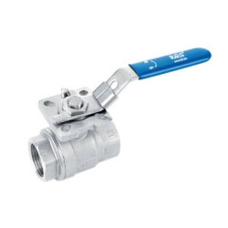 Zawór kulowy - dwudrogowy 2-częściowy z kołnierzem ISO 5211 TYP BV201 FG04 S6R