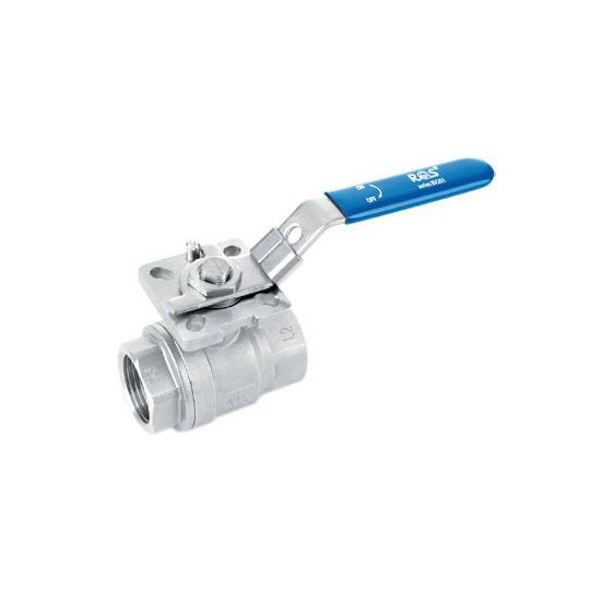 Zaw&oacute;r kulowy - dwudrogowy 2-częściowy z kołnierzem ISO 5211 TYP BV201 FG16 S6R