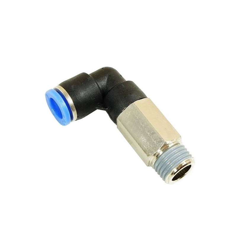 Złączka wtykowa kątowa długa TEKALAN RQS 8 mm gw. zew. 1/8" RQSLL188