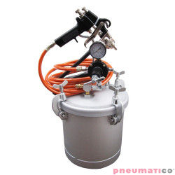 Zestaw - zbiornik ciśnieniowy do natrysku/malowania 10l EZ-145 bez mieszadła węże pistolet