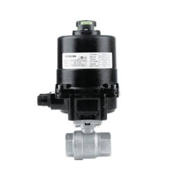 Zaw&oacute;r kulowy - dwudrogowy 2-częściowy z kołnierzem ISO 5211 TYP BV201 z napędem elektrycznym 24VAC/DC (E20) E20BV201 FG03 S6R