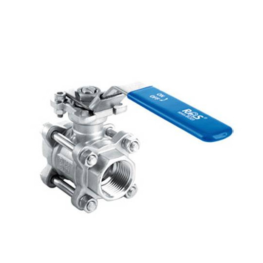 Zawór kulowy - dwudrogowy 3-częściowy z kołnierzem ISO 5211 TYP BV301 FG20 S6P Zawór kulowy - dwudrogowy 3-częściowy z kołnierzem ISO 5211 TYP BV301 FG20 S6P