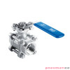Zawór kulowy - dwudrogowy 3-częściowy z kołnierzem ISO 5211 TYP BV301 FG04 S6P Zawór kulowy - dwudrogowy 3-częściowy z kołnierzem ISO 5211 TYP BV301 FG04 S6P