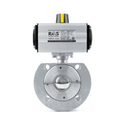 Zaw&oacute;r kulowy - kołnierzowy "WAFER" TYP BV211 z napędem jednostronnego działania - PSR PSBV211 P040 S6R