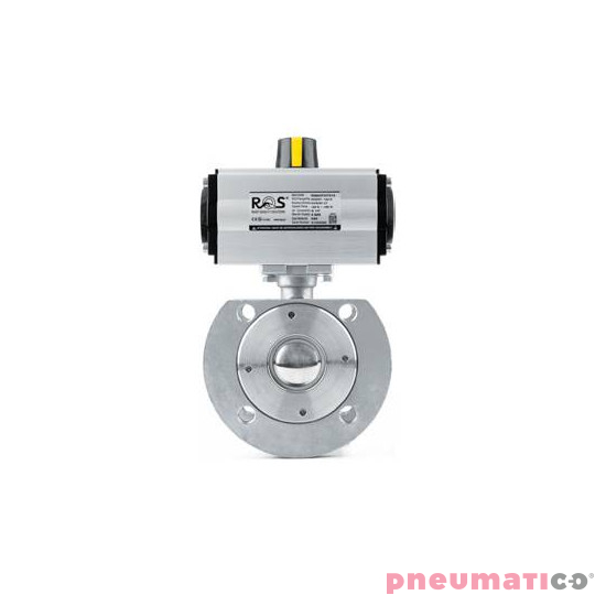 Zaw&oacute;r kulowy - kołnierzowy "WAFER" TYP BV211 z napędem jednostronnego działania - PSR PSBV211 P050 S6R