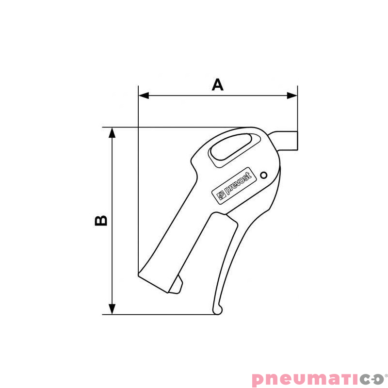 Uniwersalny korpus pistoletu Prevost 27102F18