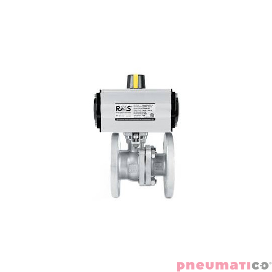 Zawór kulowy - kołnierzowy 2-częściowy TYP BV222 z napędem dwustronnego działania - PDA PDBV222 P100 S6P Zawór kulowy - kołnierzowy 2-częściowy TYP BV222 z napędem dwustronnego działania - PDA PDBV222 P100 S6P