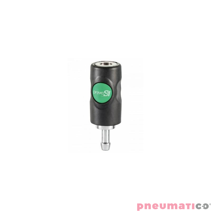 Szybkozłącze bezpieczne ze stali nierdzewnej na wąż 10mm PREVOST ESI 071810HE