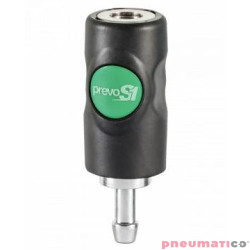 Szybkozłącze bezpieczne ze stali nierdzewnej na wąż 10mm PREVOST ESI 071810HE