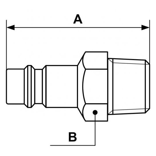 Adapter męski z gwintem zewnętrznym PREVOST 3/4" Adapter męski z gwintem zewnętrznym PREVOST 3/4"