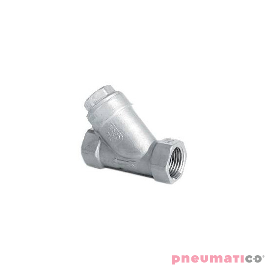 Zaw&oacute;r zwrotny kątowy ze stali nierdzewnej TYP CV110 FG06 S6P