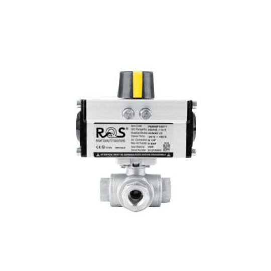 Zawór kulowy - trójdrogowy z kołnierzem ISO 5211 130 BAR KULA "L" TYP BV531 PSR PSBV531 FG02 S6R Zawór kulowy - trójdrogowy z kołnierzem ISO 5211 130 BAR KULA "L" TYP BV531 PSR PSBV531 FG02 S6R