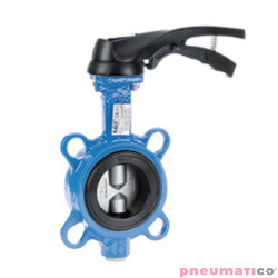 Przepustnica do og&oacute;lnych zastosowań TYP 600 z dźwignią L600XE77 RQS