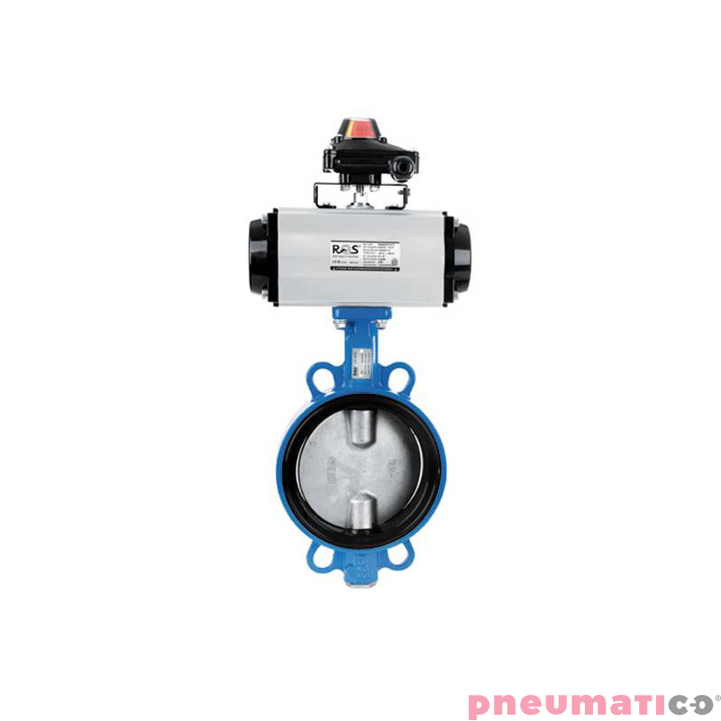 Przepustnica do ogólnych zastosowań TYP 600 z napędem dwustronnego działania PD600XE75 RQS Przepustnica do ogólnych zastosowań TYP 600 z napędem dwustronnego działania PD600XE75 RQS