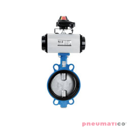 Przepustnica do ogólnych zastosowań TYP 600 z napędem jednostronnego działania PS600XE73 RQS