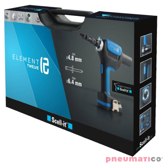 Nitownica akumulatorowa do nitonakrętek Scell-it E-12 Element 12 M6-M12