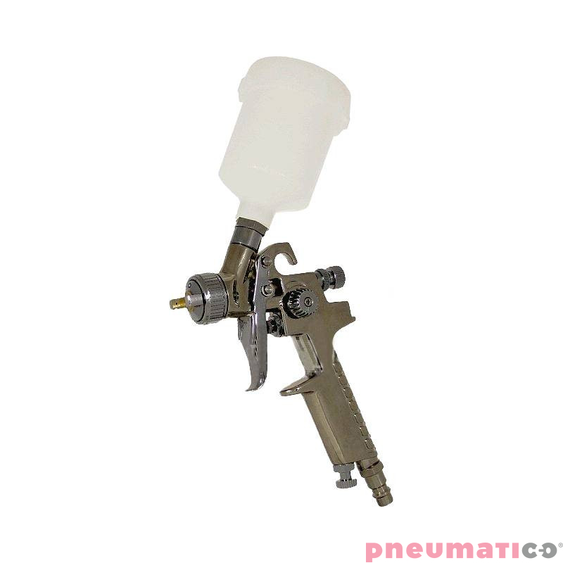 Pistolet lakierniczy zaprawkowy MINI HP10-08  z g&oacute;rnym zbiornikiem 1,0 mm AUR10