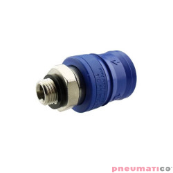 Szybkozłącze żeńskie z gw. zew. typ 26KE bezpieczne 1/4" RQS 26KEAW13MPN