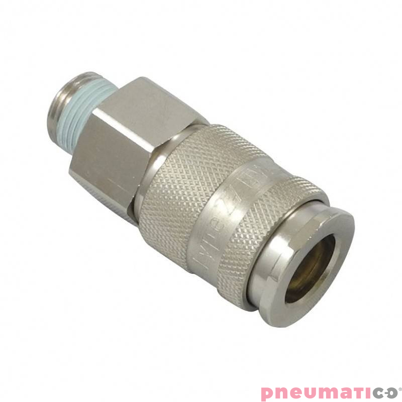 Szybkozłącze żeńskie przemysłowe z gw.zew typ 27KA DN10 1/2" RQS 27KAAK21MPN