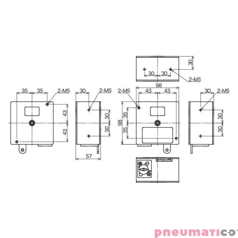 Balanser do zabudowy ENDO SBS3W 1,5-3kg 500mm stal