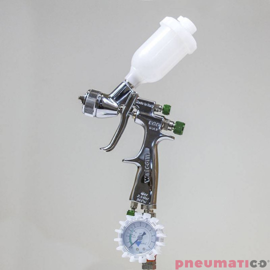 Pistolet lakierniczy WALCOM EGO HVLP MINI z g&oacute;rnym zbiornikiem 0,7 mm
