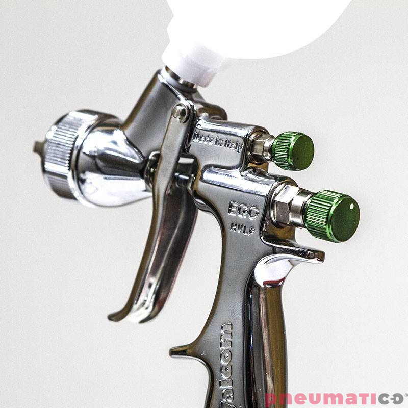 Pistolet lakierniczy WALCOM EGO HVLP MINI z g&oacute;rnym zbiornikiem 0,7 mm