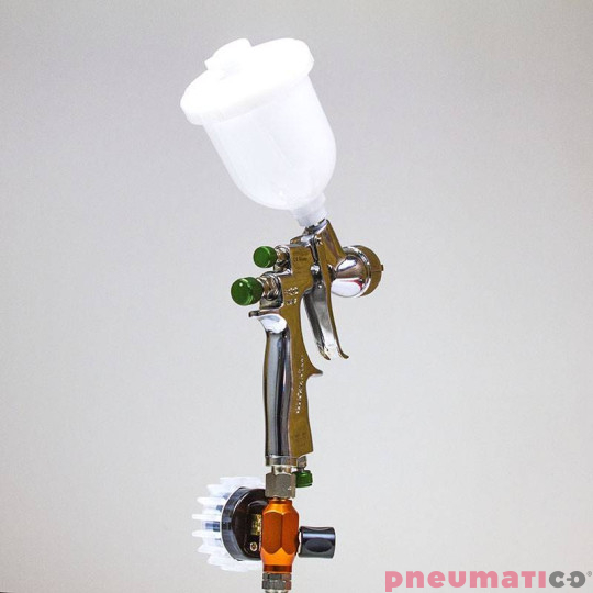 Pistolet lakierniczy WALCOM EGO HVLP MINI z g&oacute;rnym zbiornikiem 0,7 mm