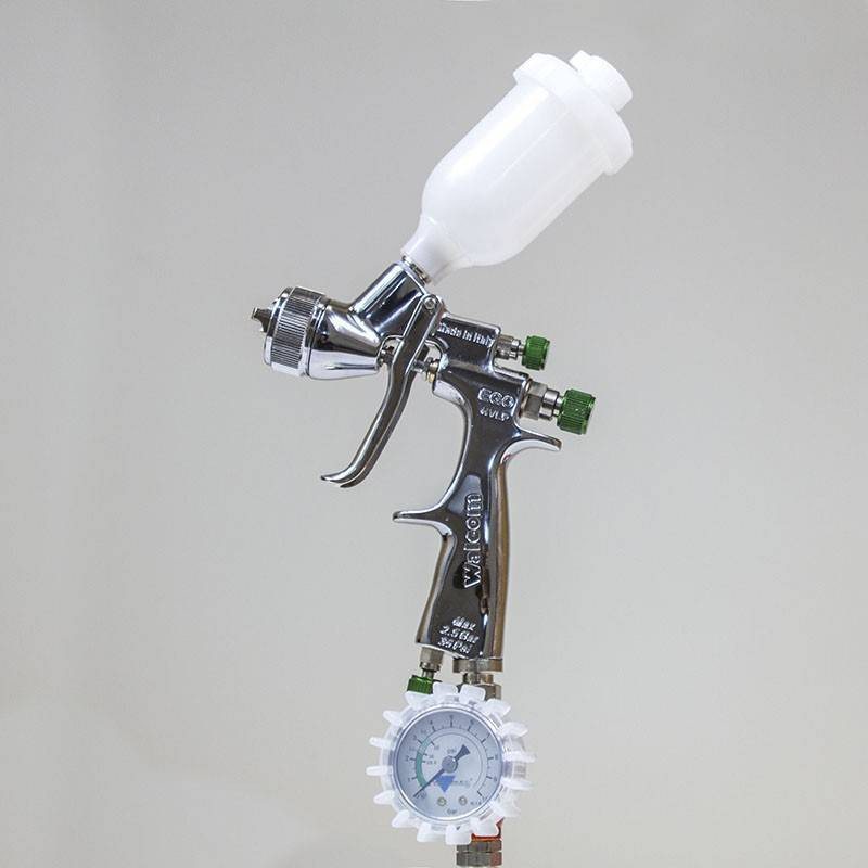 Pistolet lakierniczy WALCOM EGO HVLP MINI z g&oacute;rnym zbiornikiem 1,0 mm